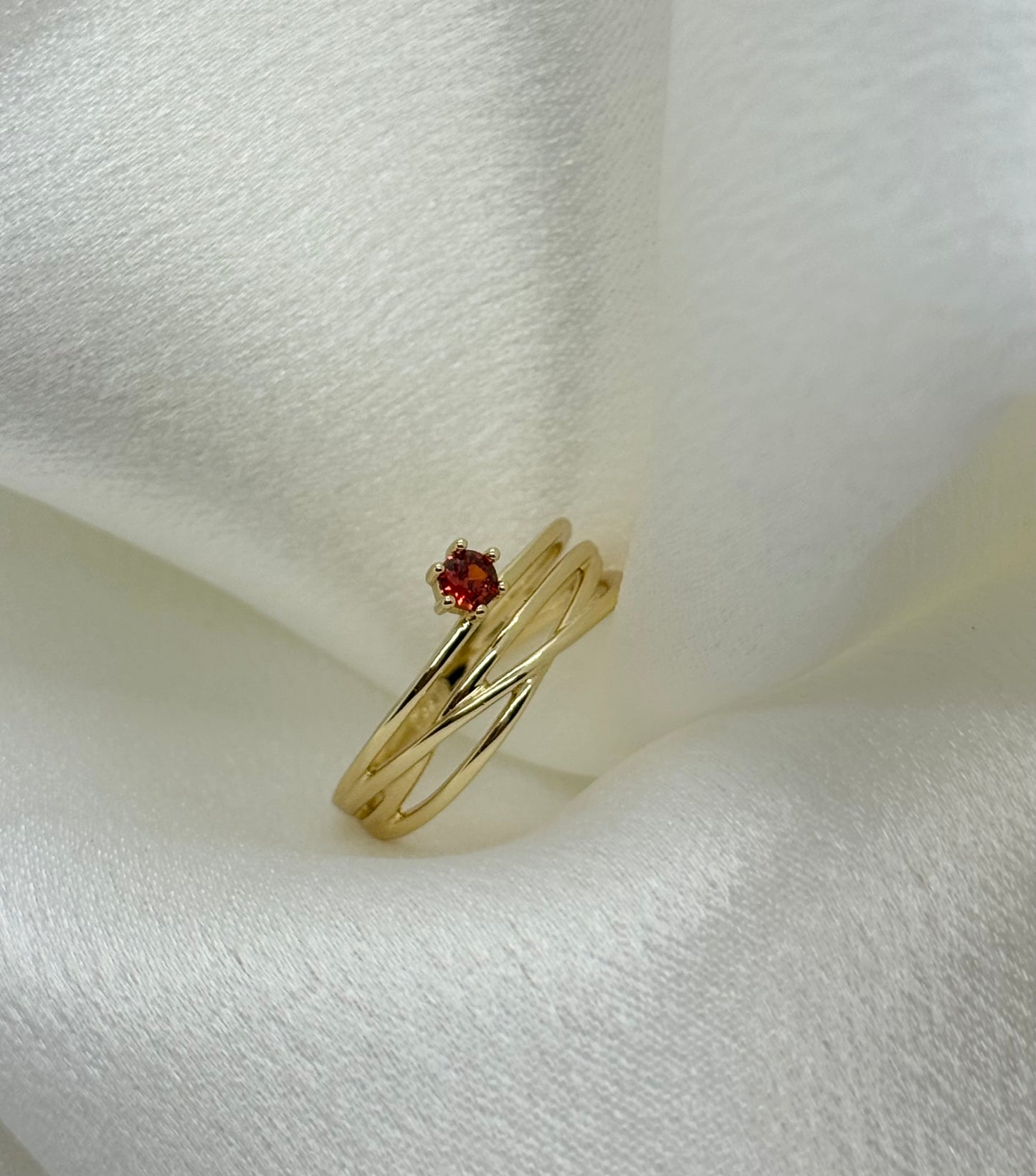 Crimson Glow Ring