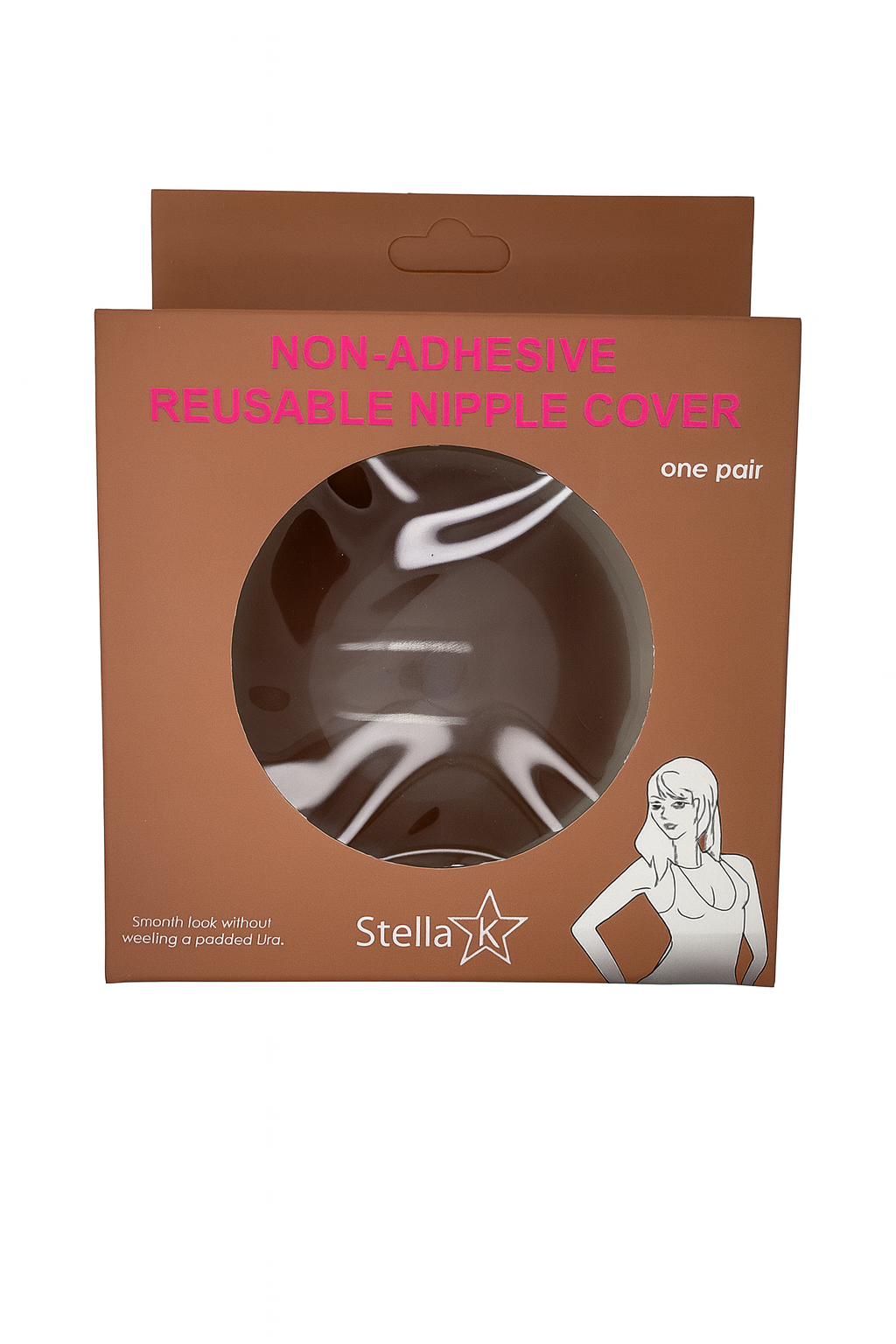 Stella K – Non-Adhesive Reusable Nipple Covers (One Pair)