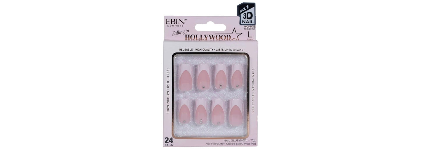 EBIN Press on nails MONROE