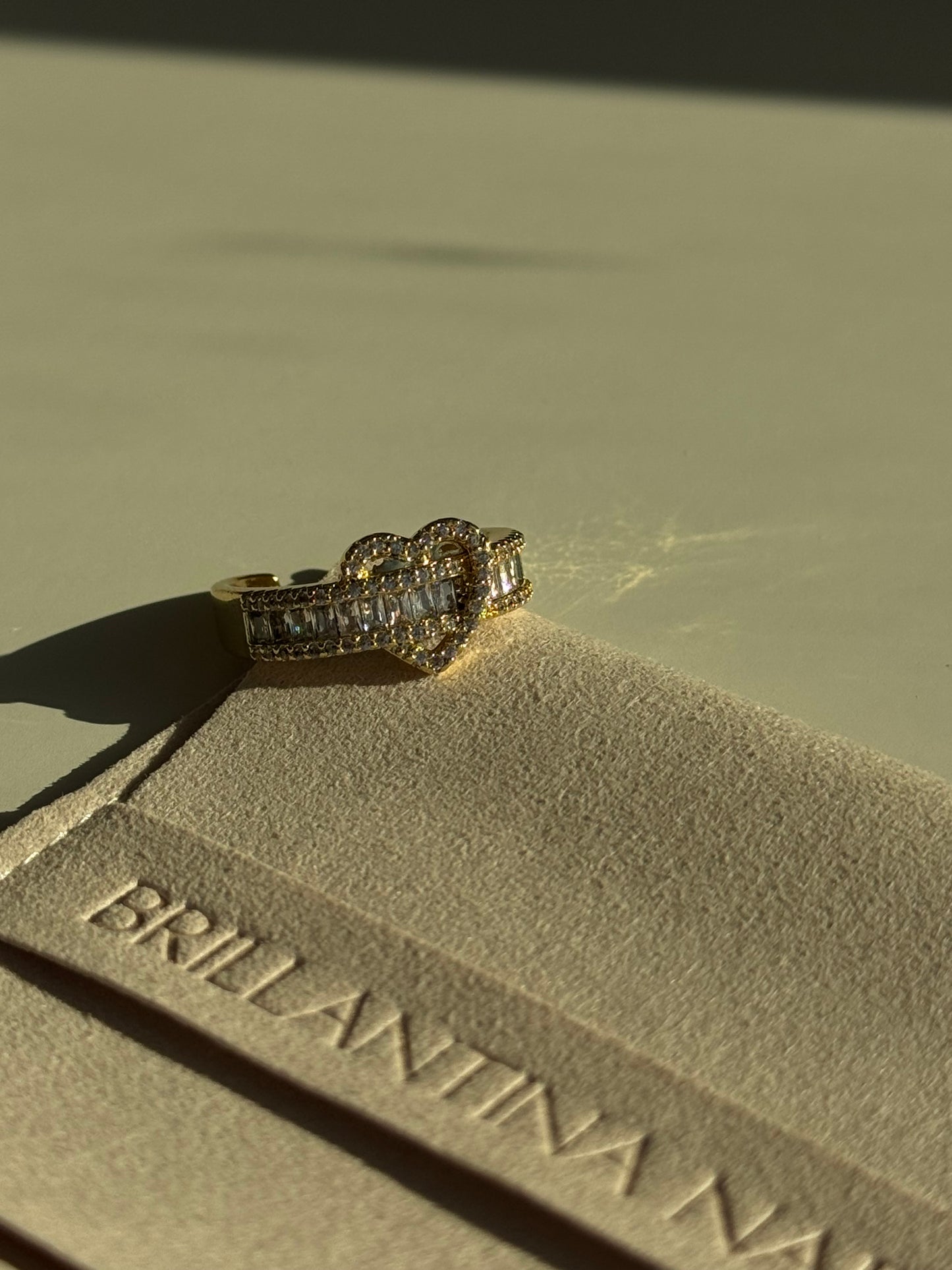 Heart of gold ring