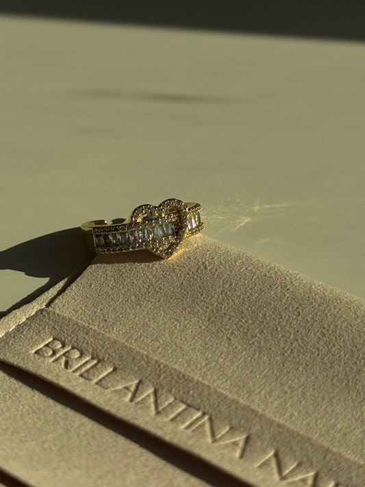 Heart of gold ring