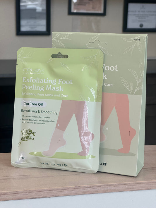 Exfoliating Foot Peeling Mask Tea Tree Oil