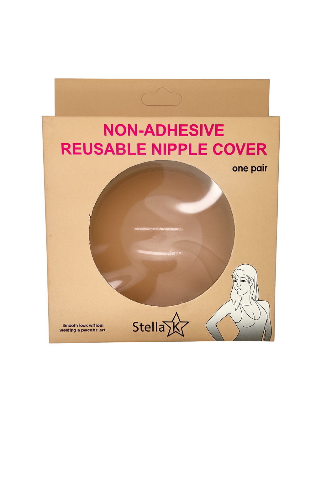Stella K – Non-Adhesive Reusable Nipple Covers (One Pair)